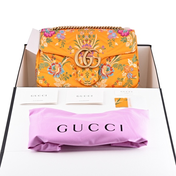 New Gucci Marmont GG Medium Shoulder Bag - Picture 5 of 8